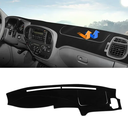 Vista 51 de Autorder Alfombrilla de cubierta de tablero para Toyota 4Runner 2003 2004 2005 2006 2007 2008 2009 Accesorios Cubierta de tablero de terciopelo
