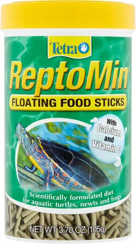 Vista 14 de Tetra ReptoMin Palitos de Comida Flotantes, Alimento para Tortugas Acuáticas, Tritones y Ranas, 1.94 oz