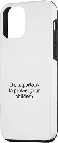 Vista 2 de iPhone 12 mini It's important to protect your children Case
