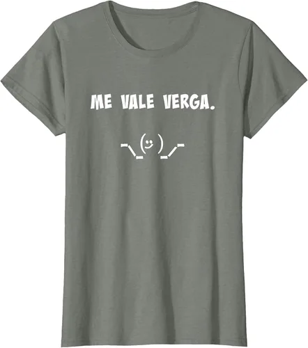 Vista 4 de Camisa Chistosa Funny Latin Shirt en español. Camiseta Asphalt Grey