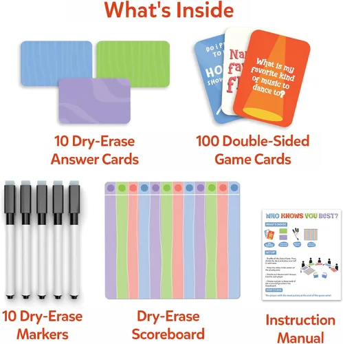 Vista 4 de Skillmatics Juego de cartas: ¿Quién te conoce mejor? Divertido juego de fiesta familiar para niños, niñas, adolescentes y adultos, divertido