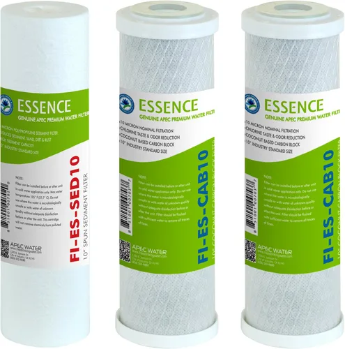 Vista 2 de APEC Water Systems - Juego de prefiltro de alta capacidad para sistema de filtro de agua de ósmosis inversa serie Essence (1 unidad) y filtro