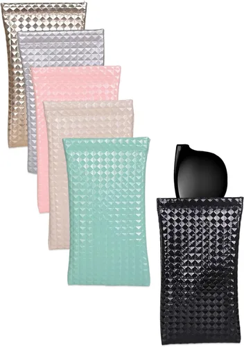 Vista 2 de Paquete de 6 fundas para lentes de sol, versátiles fundas para proteger lentes de sol, joyas y cosméticos