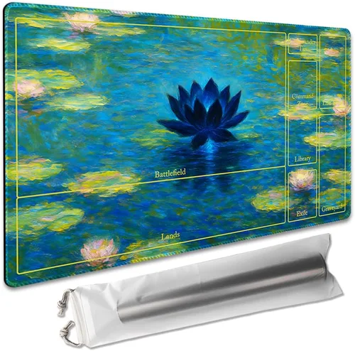 Vista 17 de Juego de mesa MTG de 14 x 24 pulgadas, compatible con OCG CCG RPG TCG Playmats (Call of Death)