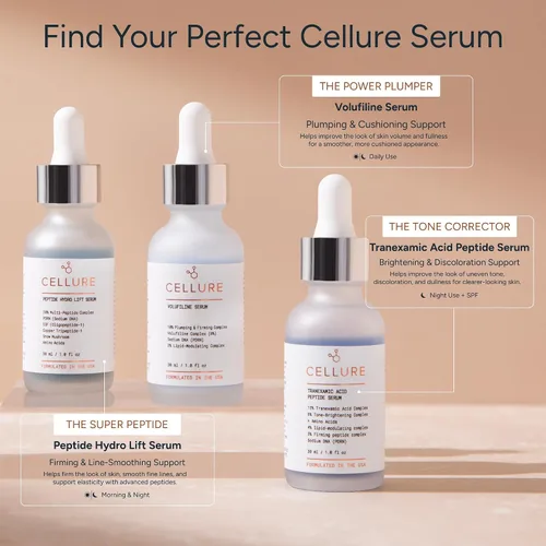 Vista 9 de Peptide Hydro Lift Serum - Suero facial reafirmante y suavizante multipéptido con péptidos de cobre y ácido hialurónico, 1.0 fl oz (1.0 fl oz)