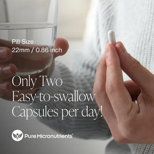 Vista 6 de Pure 5-HTP (5-hidroxitriptófano) Plus GABA Suplemento - para el sueño, el estado de ánimo y el estrés - 60 cápsulas vegetales
