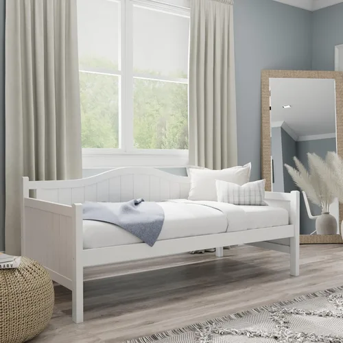 Vista 13 de Hillsdale Furniture Hillsdale Staci, sofá cama blanca, individual