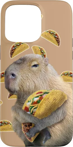 Vista 31 de Capybara Capybaras Eating Taco - Carcasa para iPhone 17