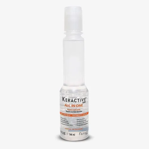 Vista 2 de Keractive - Tratamiento capilar todo en uno, sin enjuague, 4.7 onzas por Nutrapel Brillo y brillo, repara puntas abiertas