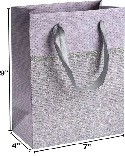 Vista 2 de Hammont Bolsas de regalo de boda para invitados de hotel – Bolsa de dama de honor con purpurina brillante – Bolsa de recuerdo de fiesta – Bolsas