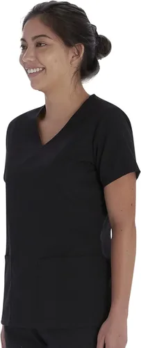 Vista 5 de Vital Threads Conjunto de exfoliantes para mujer con cuello en V y pantalón con cordón VT514C