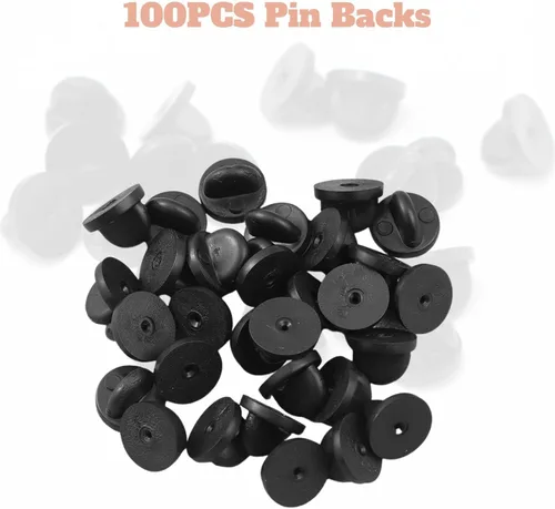 Vista 7 de Lapel Pin Backs, Safety Backs for Brooch Tie Hat Badge Insignia
