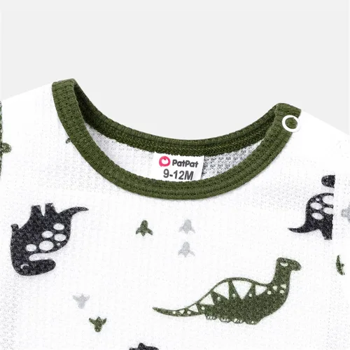 Vista 3 de PATPAT Ropa para bebés y niños, camiseta sin mangas y pantalones cortos, 2 piezas, chaleco sin mangas, conjuntos de trajes para bebés y niños