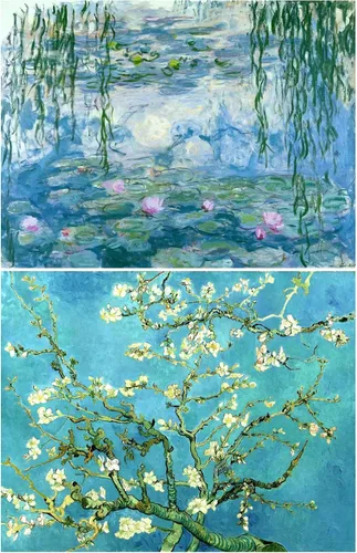 Vista 4 de YAYOU 2 kits de pintura de diamantes 5D, pintura de paisaje de fama mundial, pintura de diamantes por números, para decoración de pared, 12 x 16