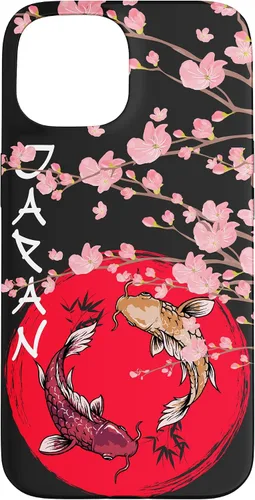 Vista 6 de koi Fish Ying yang,Japanese Flag Japan - Cherry Blossom Case for iPhone 17