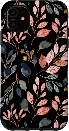 Vista 8 de iPhone 16 Green Botanical Fern Foliage Watercolor Floral Pattern Case