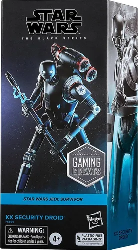 Vista 3 de STAR WARS Figura de acción Black Series Gaming Greats de 6 pulgadas KX Security Droid