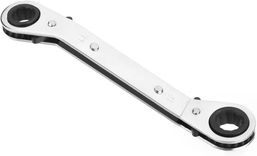 Vista 8 de Auniwaig 1/4 "-5/16 "Llave de trinquete reversible Cr-v Offset doble caja final llave de trinquete doble caja final llave de trinquete 1pcs