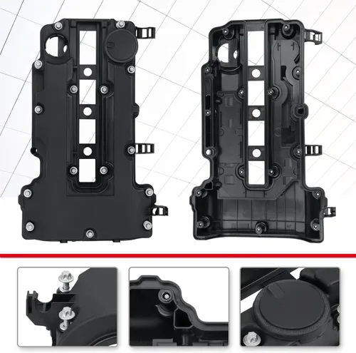 Vista 3 de SEINECA 55573746 Tapa de válvula con pernos de junta y tapa de aceite, cubierta de válvula de motor de 1.4 L compatible con Chevy Cruze 2011-2015