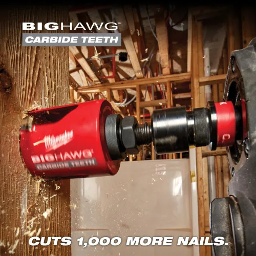 Vista 7 de Milwaukee Sierra perforadora de carburo Big Hawg de 4-1/4 pulgadas