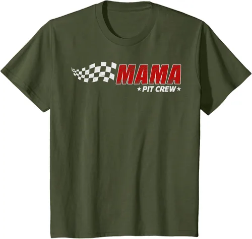 Vista 14 de Mama Pit Crew Race Car Birthday Family Matching Pit Crew Camiseta