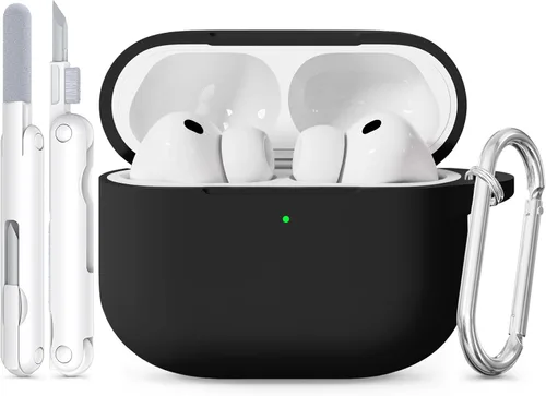 Vista 17 de Funda para AirPods Pro 3 2025 con tapa magnética, bonita funda de silicona suave compatible con Apple Airpods Pro de 3ª generación, funda rosa