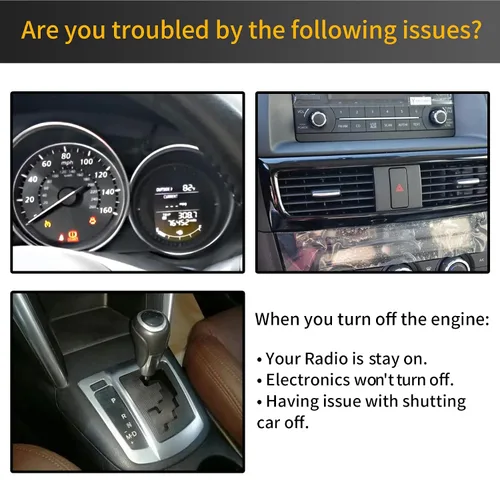 Vista 2 de Interruptor de cambio de caja de cambios con tornillos Requiere verificación de 12 pines Reemplazo para Mazda CX-5 2013-2014, Mazda 6 2014