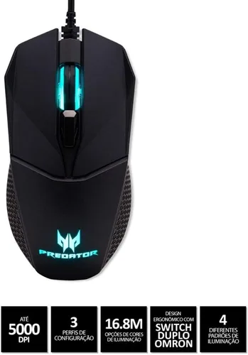 Vista 3 de Acer Ratón para juegos NP.MCE11.007 Predator Cestus 300