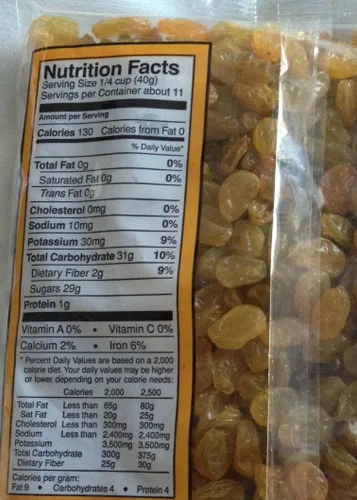 Vista 3 de Trader Joe's California Golden Raisins, Plump & Tangy /160z., 16.01 oz (paquete de 3)