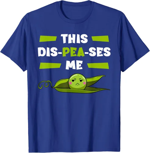 Vista 15 de Camiseta de semilla vegetariana de guisantes con flor de planta Dis-Peas-Ses Me, Negro
