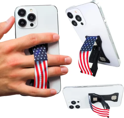 Vista 35 de LOVEHANDLE PRO Premium Phone Grip - Correa de silicona para teléfono - Soporte magnético para teléfono y soporte para teléfono inteligente y tableta