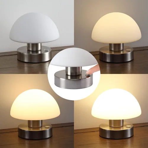 Vista 5 de JONATHAN Y JYL7113B Zoe - Lámpara de mesa LED integrada recargable de hierro moderna minimalista de 5.75 pulgadas, lámpara de mesa de noche