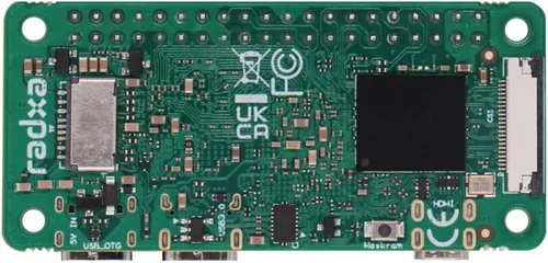 Vista 2 de Radxa Zero 3W RK3566 CPU de 4 núcleos SBC, GPU, NPU, HDMI con salida de 1080P y computadora de placa única (Radxa Zero 3W 8GB 64GB con GPIO)