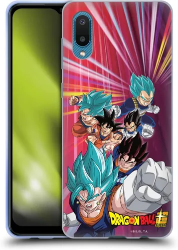 Vista 215 de Head Case Designs Funda de gel con licencia oficial de Dragon Ball Super Group Future Trunks Arc Characters [protección de grado militar] compatible