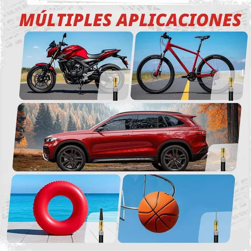 Vista 7 de AVID POWER Inflador de neumáticos de 12 V CC, compresor de aire portátil, bomba de aire compacta con motor de cobre, bomba de neumáticos de 12 V
