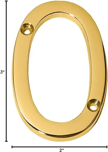 Vista 8 de Clio Números de buzón de latón macizo de 3 pulgadas, números de casa para exteriores, placas de dirección para números de casa, letrero de dirección