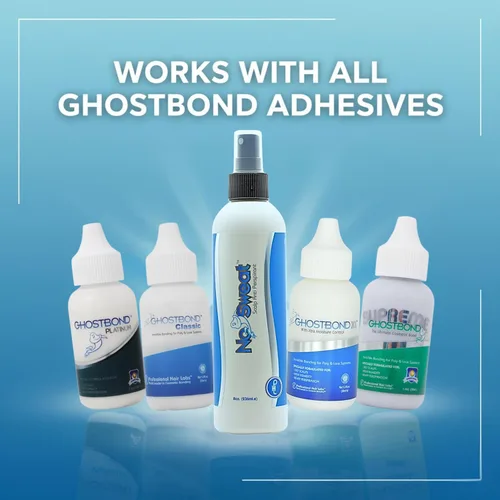 Vista 4 de Professional Hair Labs Antitranspirante antitranspirante para el cuero cabelludo que evita el aceite y el sudor para asegurar la unión adhesiva