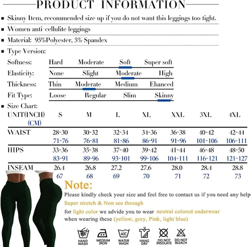 Vista 7 de JGS1996 - Leggings para mujer de levantamiento de glúteos, control de abdomen, entrenamiento, yoga, cintura alta, con fruncido, ajustadas