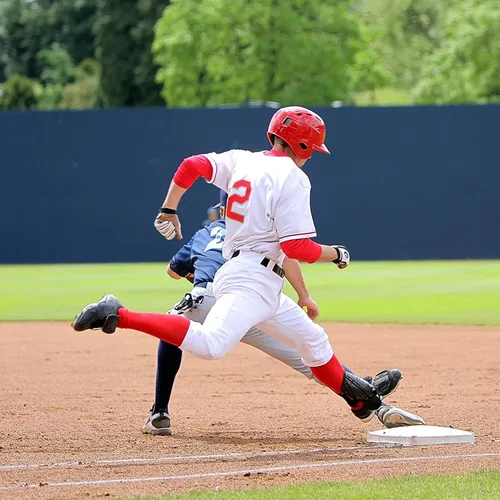 Vista 2 de Youper Combo de calcetines de béisbol y cinturón de élite juvenil (2 pares de calcetines y 1 cinturón)