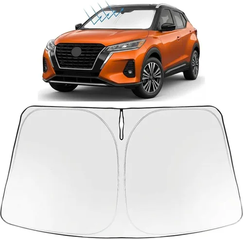Vista 28 de Proadsy Parasol para parabrisas Rivian R1S 2022-2025 2026 de 4 capas plegable, protector de parasol frontal que bloquea los rayos UV, mantiene
