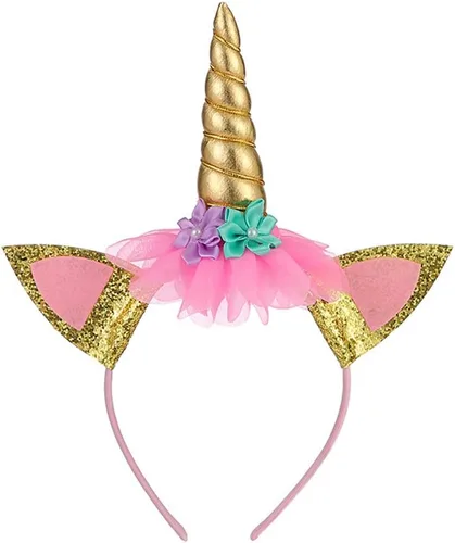 Vista 5 de YULUOSHA Falda tutú de unicornio con capa arcoíris para niñas, diadema e insignia de unicornio para fiesta de cumpleaños, Arco iris