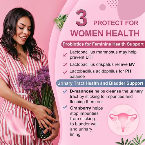 Vista 6 de NATURE TARGET Probióticos para mujeres, probióticos para hombres, probióticos para digestivos,Vaginal,Salud de la próstata