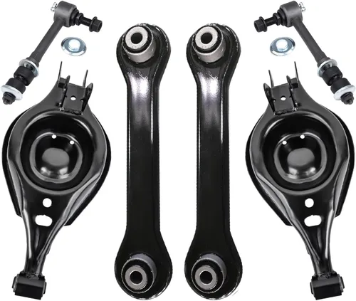 Vista 48 de Detroit Axle - Kit de extremo delantero para Chrysler 300 Dodge Charger 2011-2023 Challenger, 2 Lower Rearward Control Arms 2 Outer Tie Rods 2