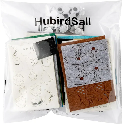 Vista 7 de HubirdSall Paquete de 24 marcapáginas de fieltro de animales polares, kit de manualidades reutilizables, haz tu propio marcador de animales árticos
