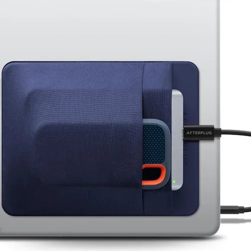 Vista 15 de Soporte para SSD y disco duro de 2 bolsillos para laptop, adhesivo reutilizable, funda de bolsillo adhesiva para SSD portátil externo, disco duro