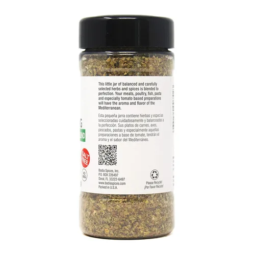 Vista 2 de Badia Condimento italiano 1.25 oz – Mezcla clásica de hierbas con albahaca, orégano, romero y tomillo