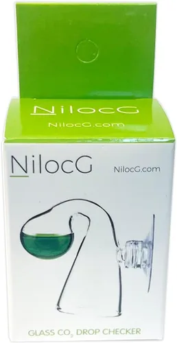 Vista 8 de NilocG Aquatics Glass CO2 - Kit de monitor de CO2 para tanque de acuario - Funcional y confiable - Verificador de gotas transparente, solución