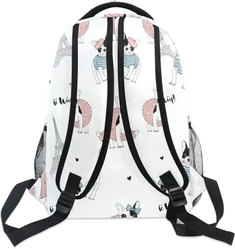 Vista 4 de Roaring Panther Mochila escolar Mochila de viaje para niños estudiantes, Patrón 5, Mochilas Daypack