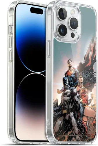 Vista 114 de Head Case Designs Funda de gel con licencia oficial de la Liga de la Justicia DC Comics #10 Darkseid War Comic Book Cover