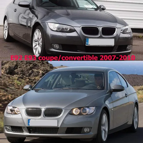 Vista 3 de PENSUN Estilo M3 Cobertura de Parachoques Delantero Compatible con BMW E92 E93 328i 335i Coupé Convertible 2007-2010